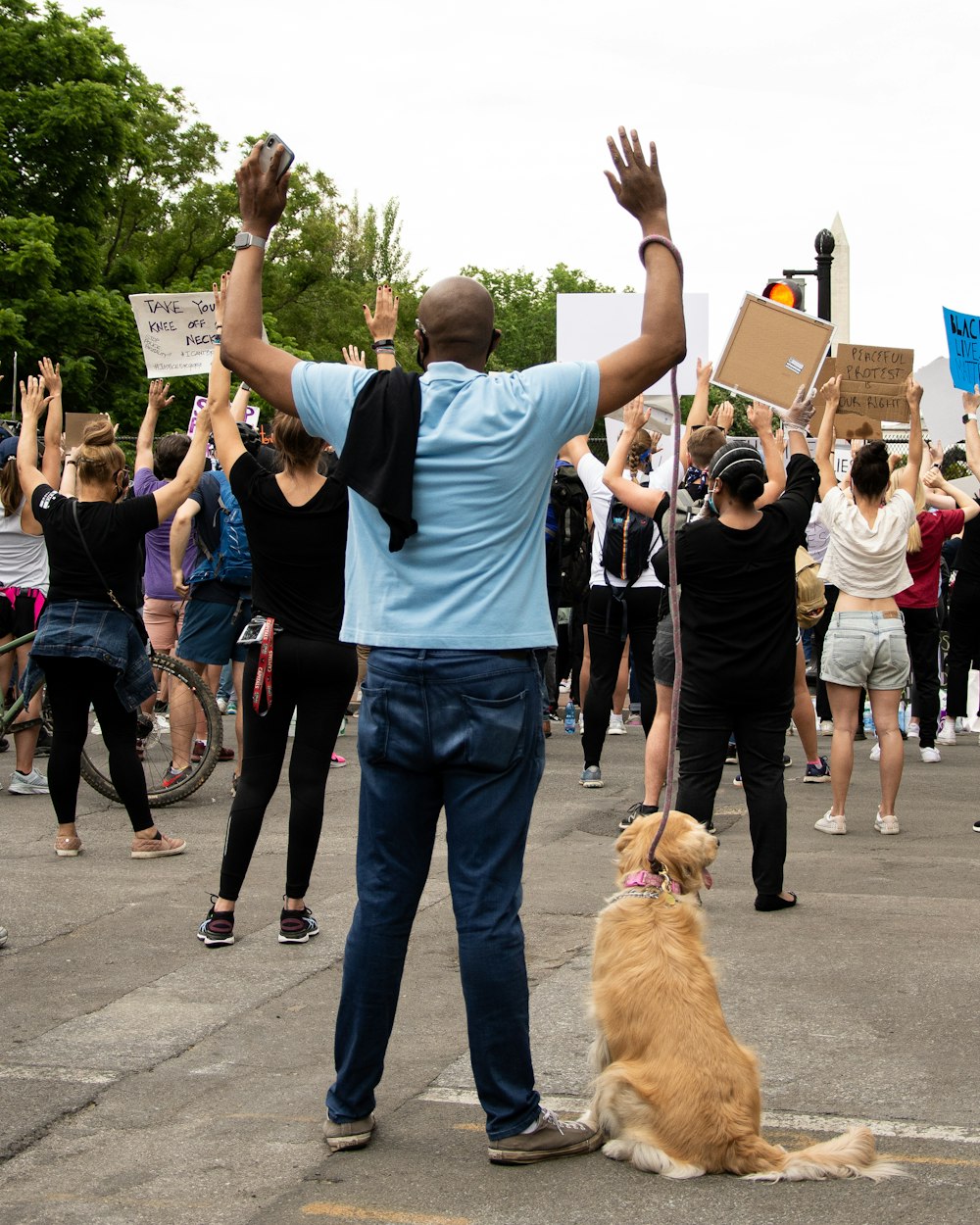 people standing and walking on street during daytime