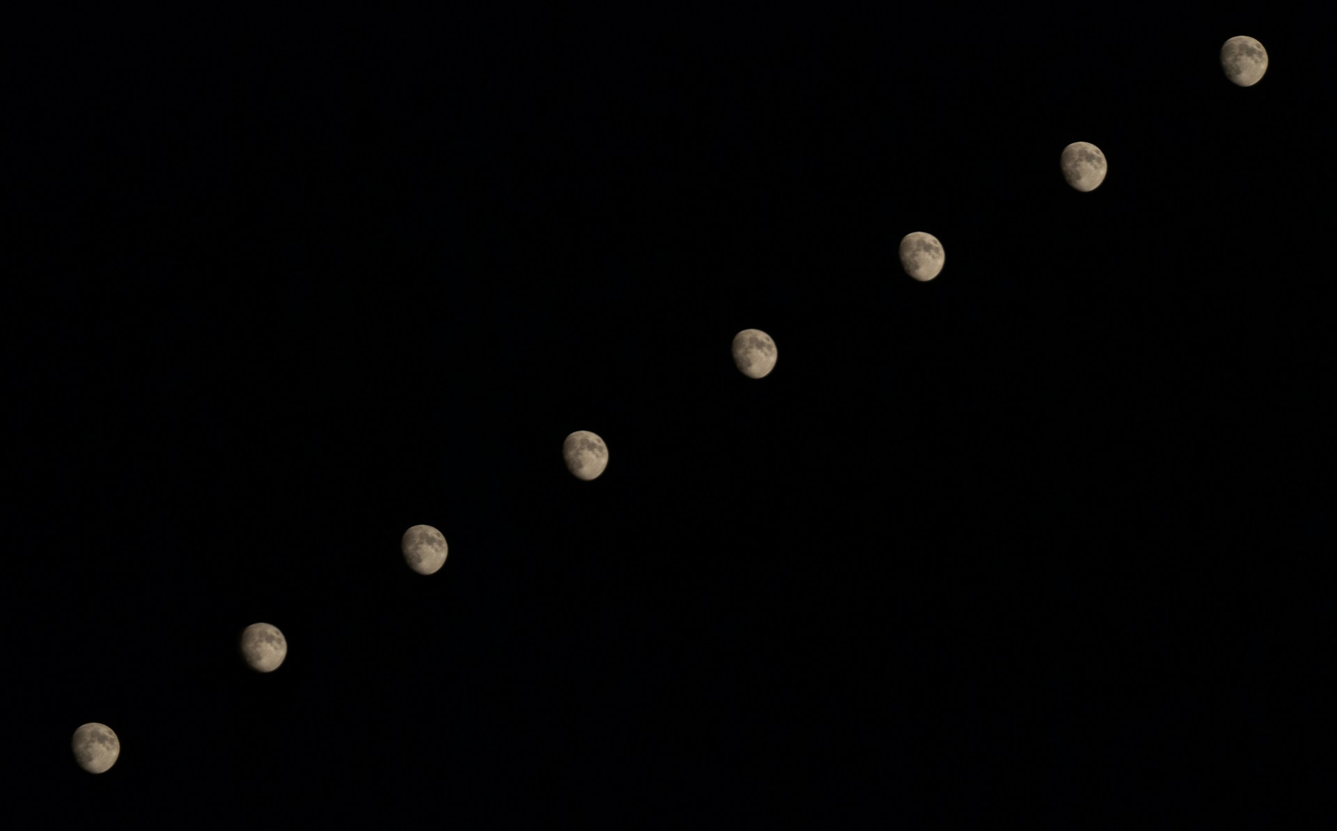 white and black round lights