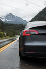 black car on road during daytime