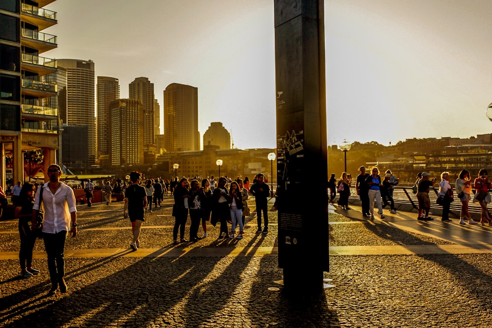 people walking on street during daytime