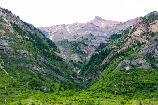 green mountains under white sky during daytime in Provo United States