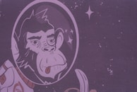A fun illustration of the lucky fun monkey mascot engaging with players.