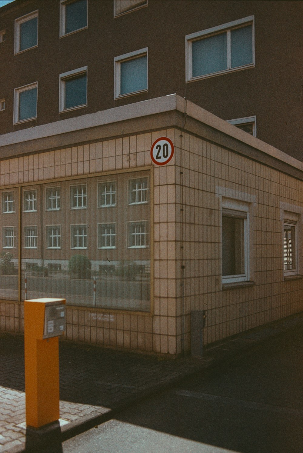 brown and white concrete building during night time