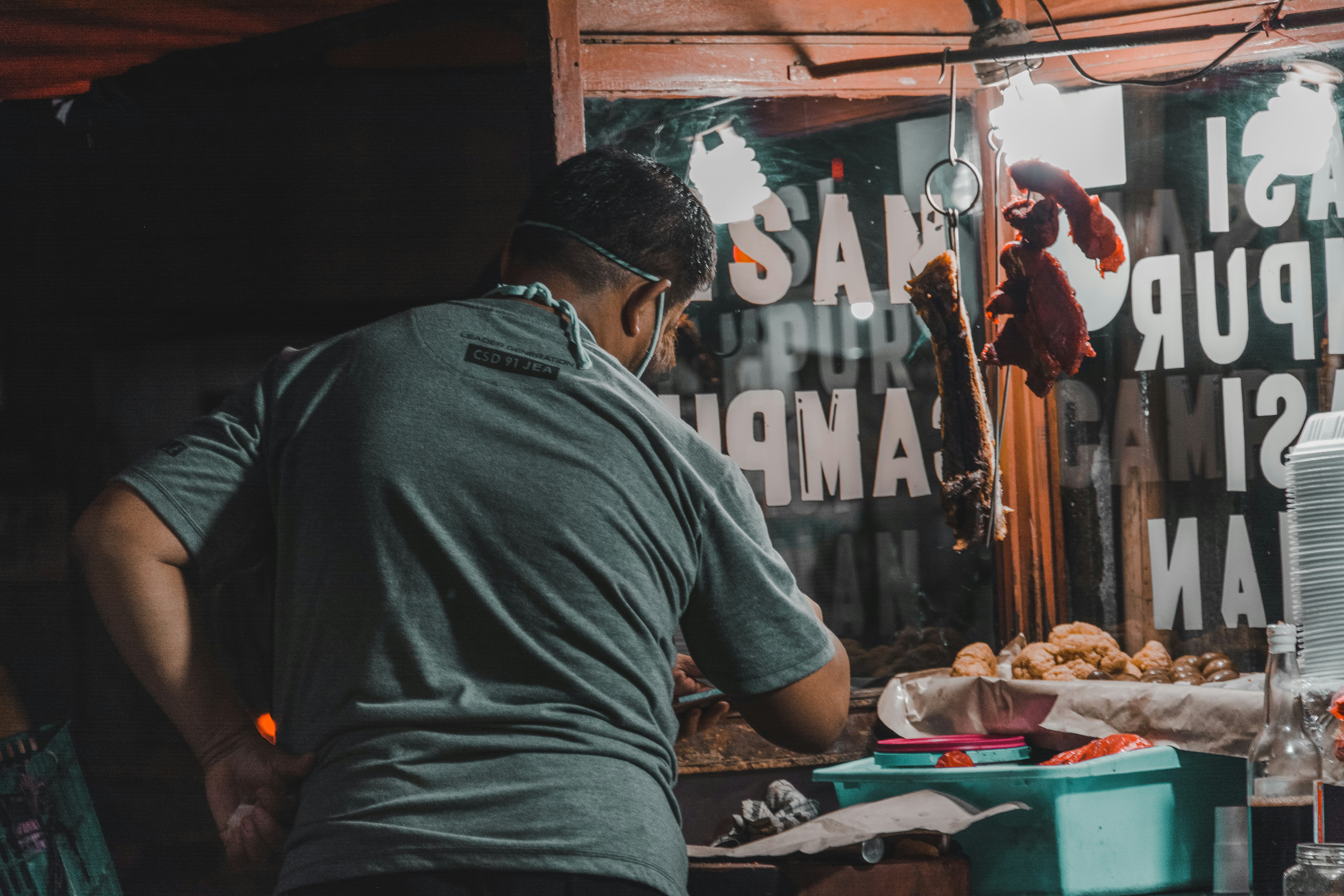 Street food vendor