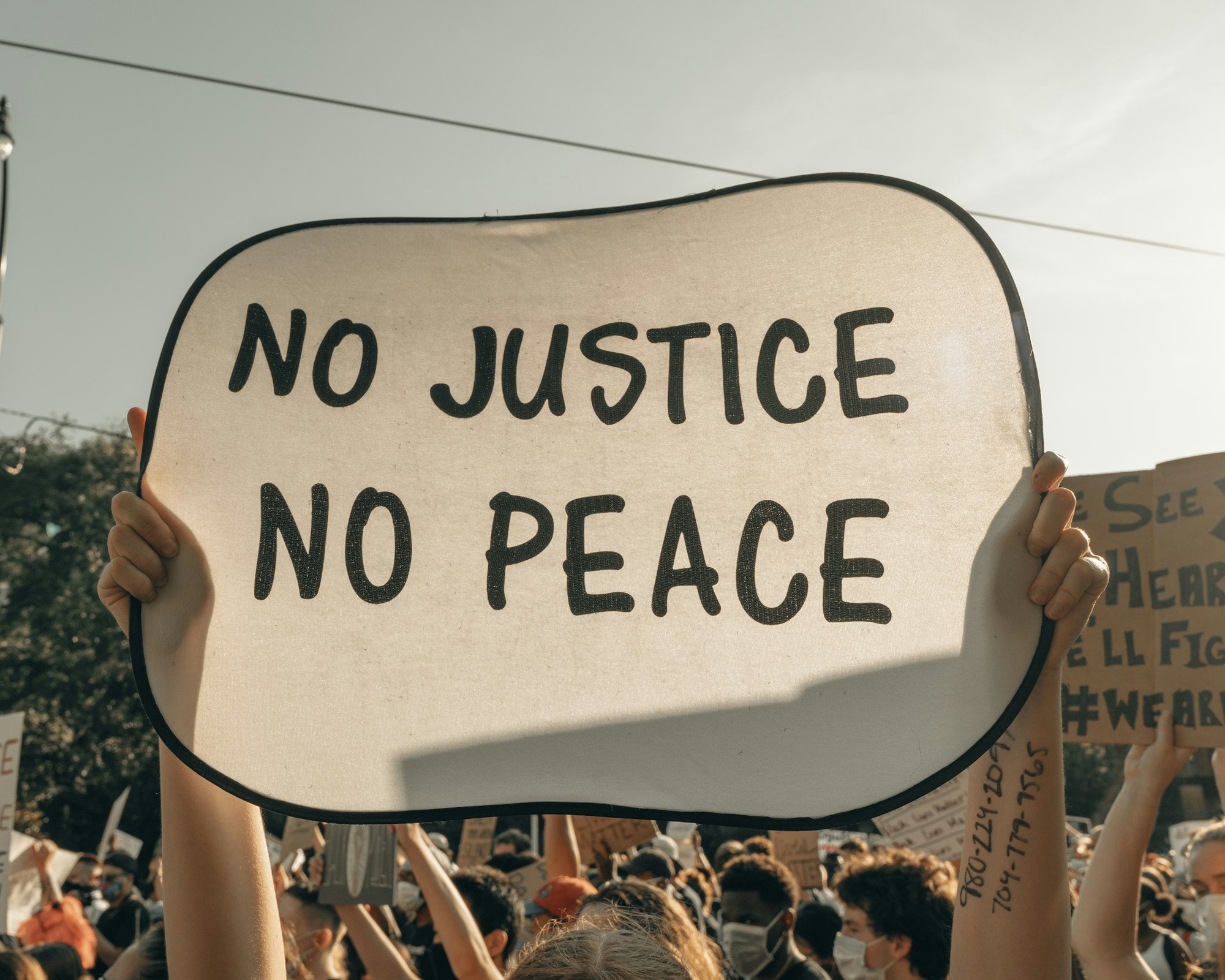 No Justice, No Peace (IG: @clay.banks)