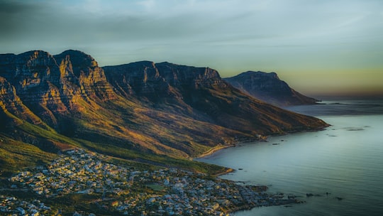 aerial view of city near mountain during daytime in Lion's Head South Africa