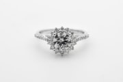 Client photo - the Aurelia Solitaire photographed at home