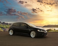 black honda sedan on road during daytime