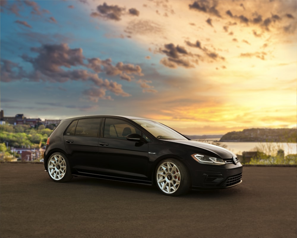 black honda sedan on road during daytime