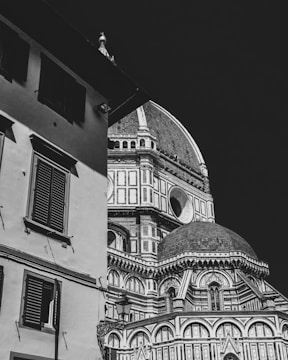Photo of a study abroad experience in Florence, Italy with historic buildings in the background.