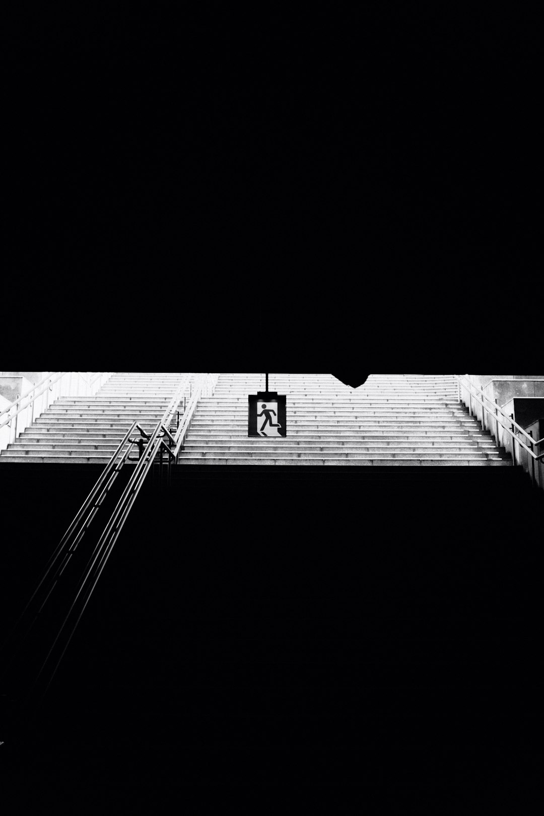 black and white photo of a building