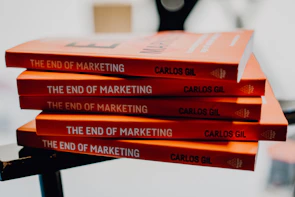 red and white labeled box