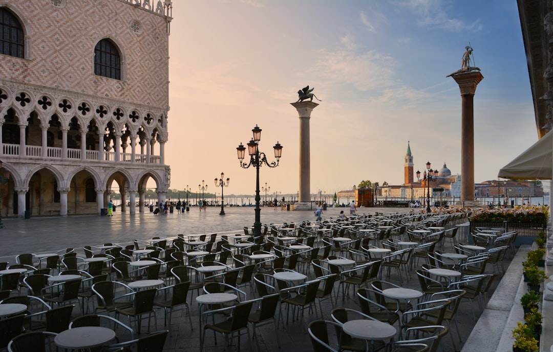 blue and white chairs near white concrete building during daytime, Italy, Venice (Benátky) by Lukas Krasa / www.kraasa.cz<p></figure>Piazza San Marco - Venice, Venezia, San Marco