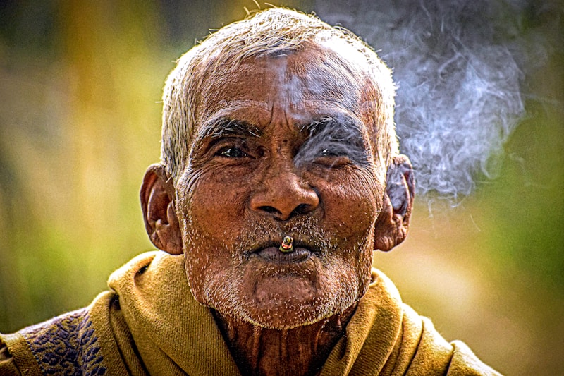 Casual man in turtleneck