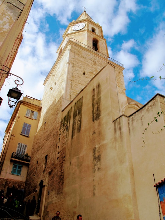 brown concrete building under blue sky during daytime in Les Petits Trains de Marseille France