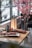 brown wooden tray on brown wooden table