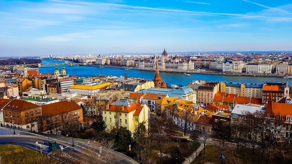 aerial view of city buildings during daytime