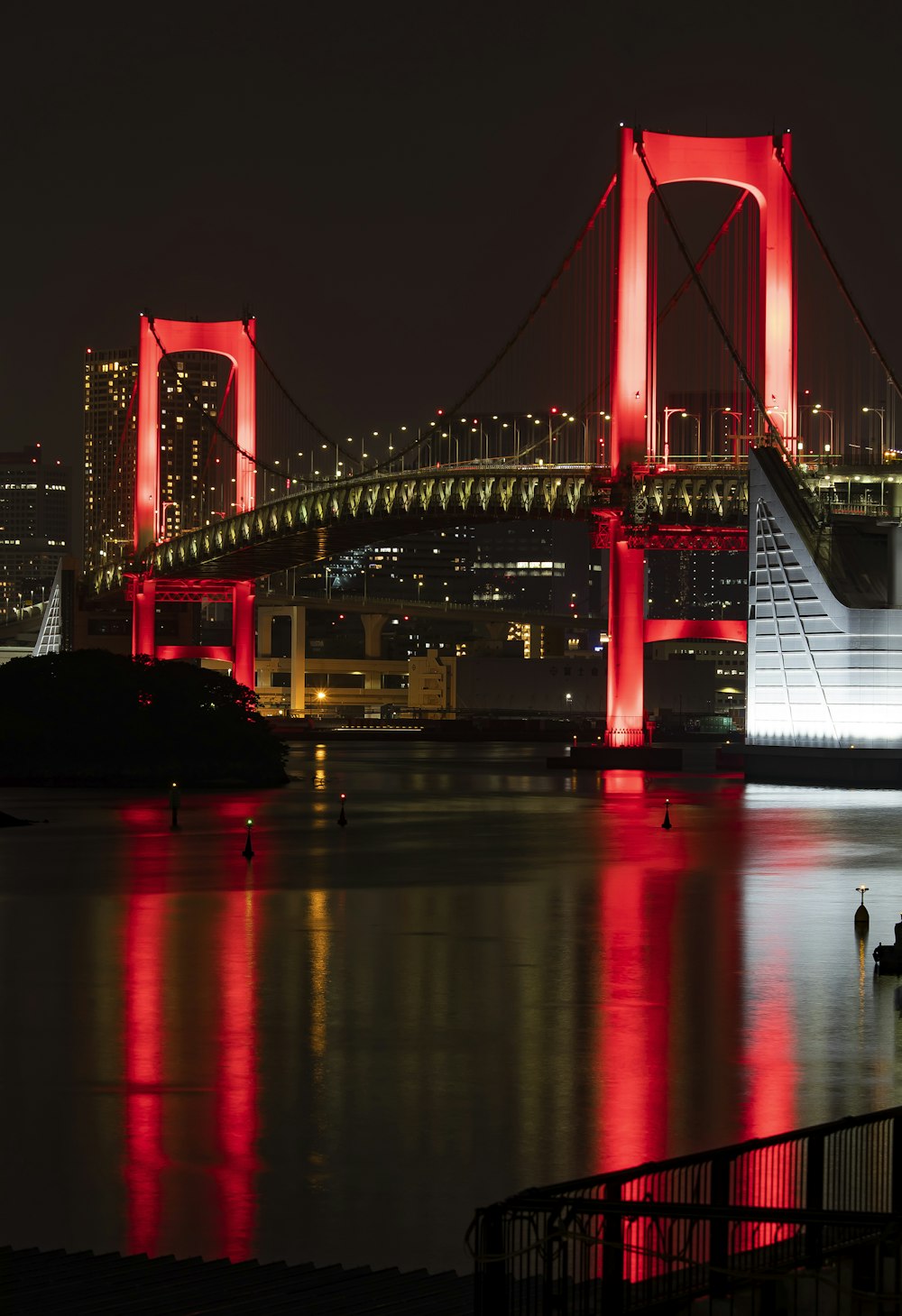 golden gate bridge during night time