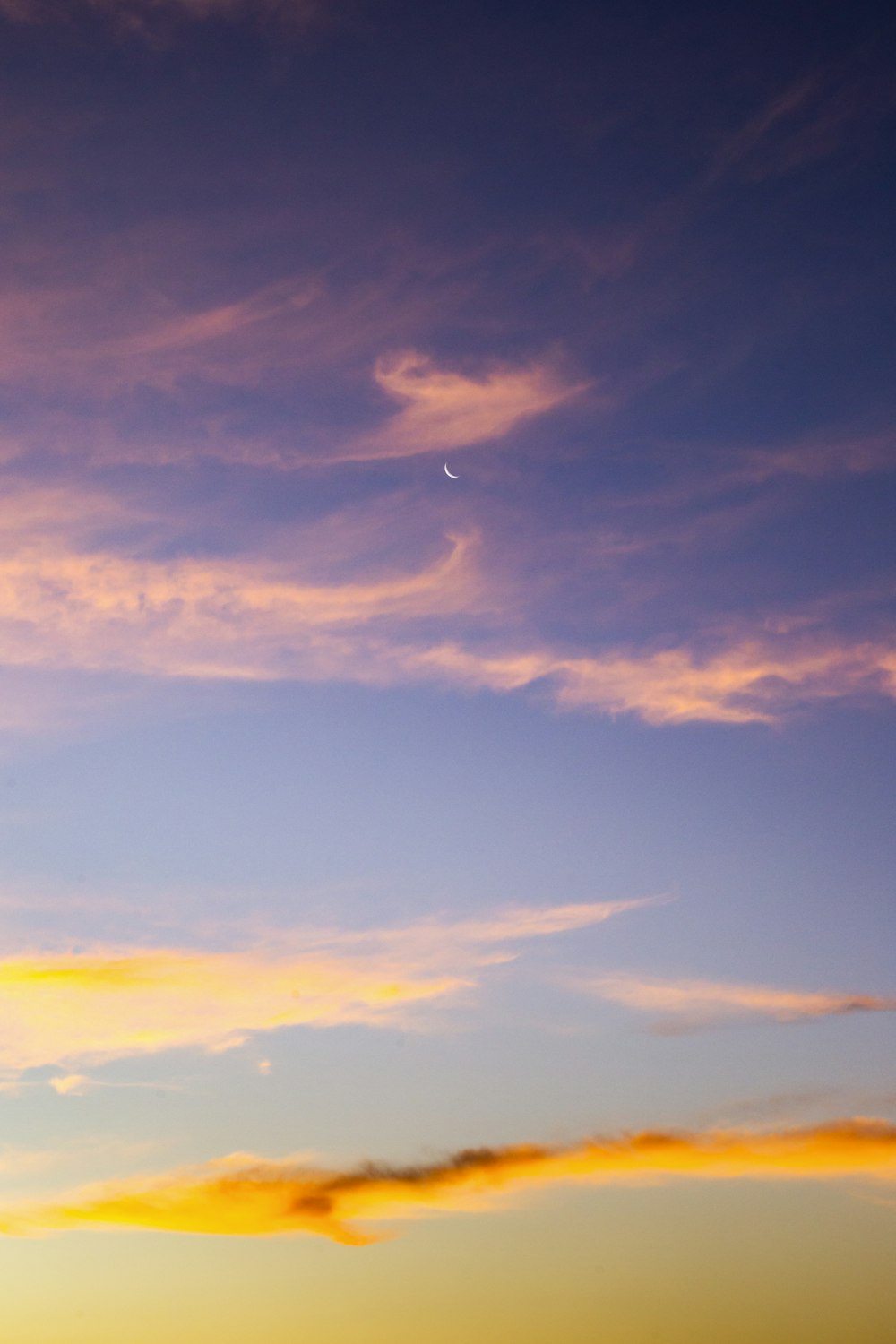 orange and blue cloudy sky during sunset