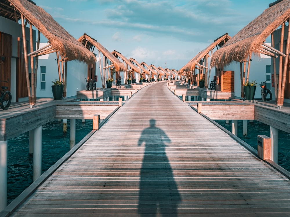 brown wooden dock under blue sky during daytime