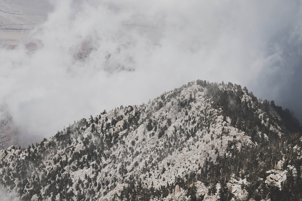 green and brown mountain under white clouds during daytime