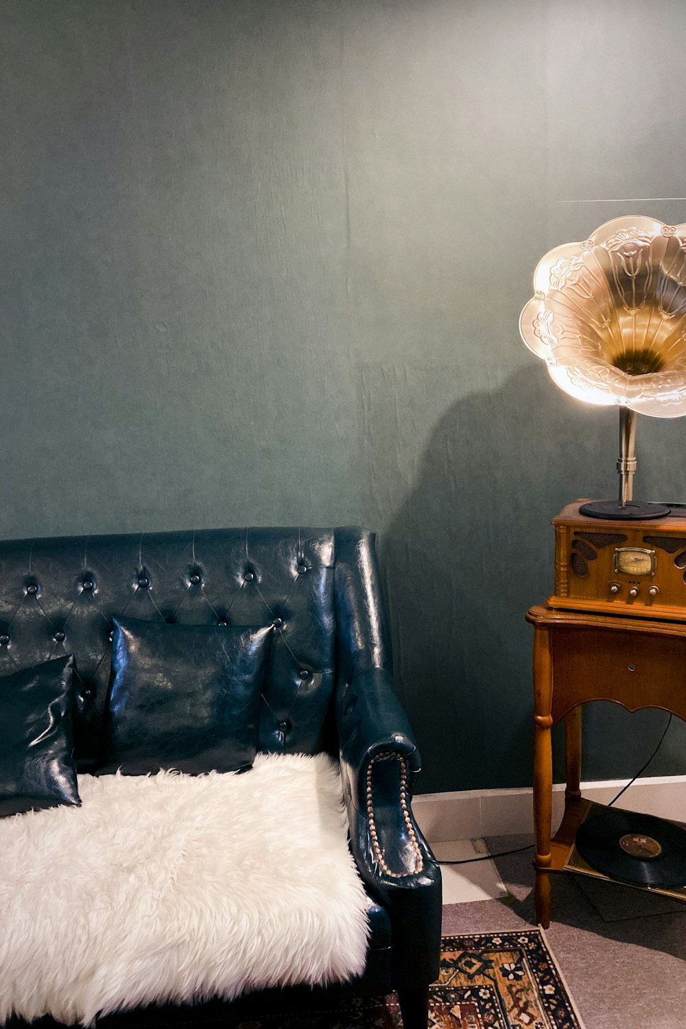 white desk fan on brown wooden table