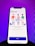 A smartphone screen displays a welcome screen for the StopCovid app. Three illustrated figures hold a sign with logos and text promoting the StopCovid initiative. The message encourages protecting loved ones and reducing transmission risks.