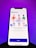 A smartphone screen displays a welcome screen for the StopCovid app. Three illustrated figures hold a sign with logos and text promoting the StopCovid initiative. The message encourages protecting loved ones and reducing transmission risks.