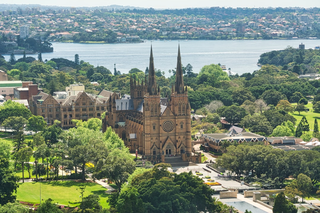 Landmark photo spot St Marys Cathedral Sydney Town Hall