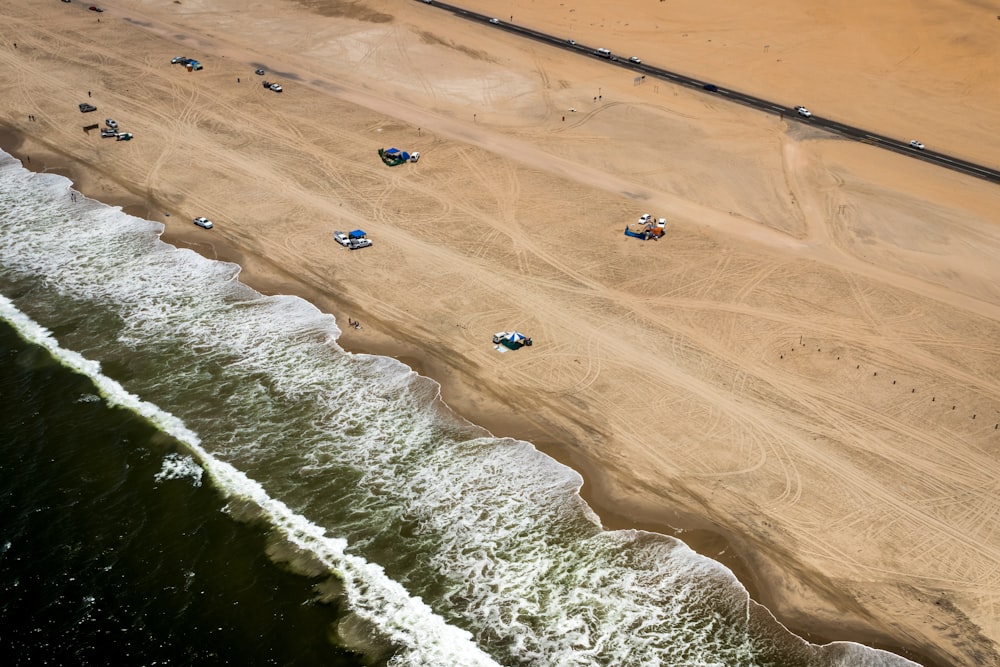 personnes sur la plage pendant la journée