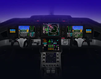 black and purple arcade machine