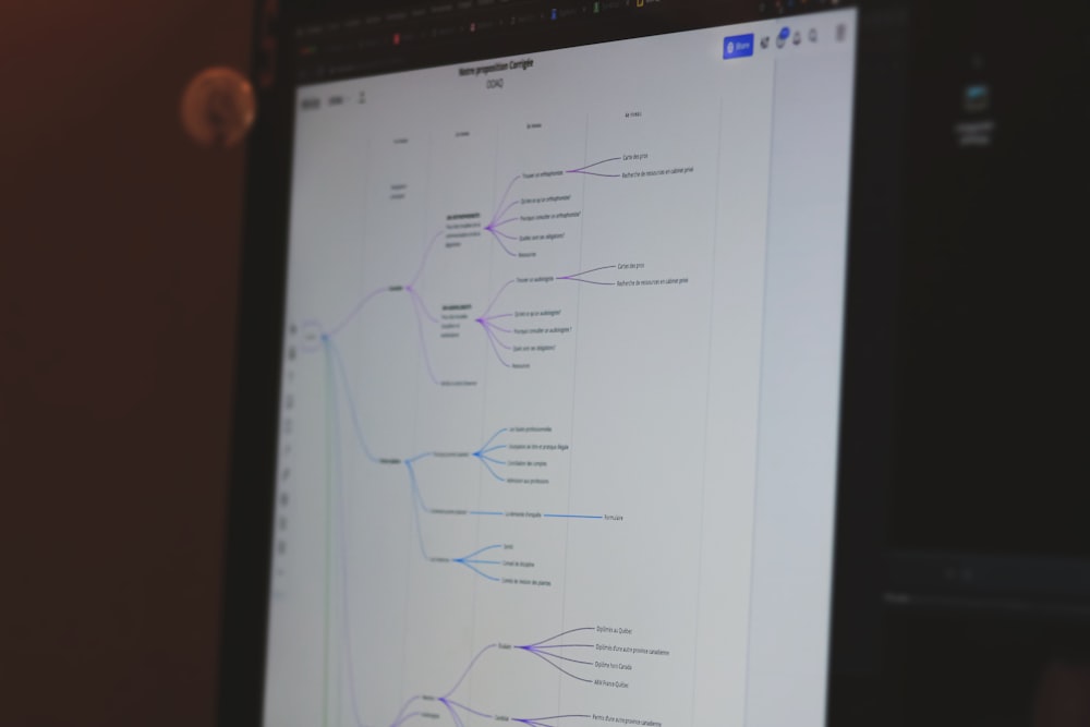 black flat screen computer monitor