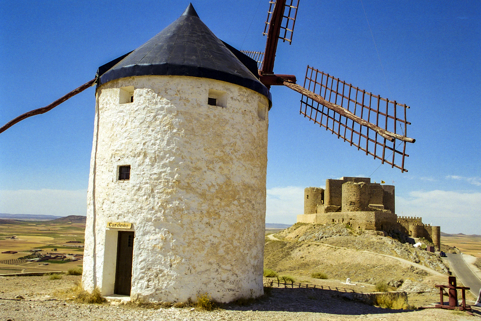 The windmills of Consuegra in La Mancha