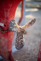 Underwater view of barnacle clusters being carefully scraped off a ship’s propeller by a skilled technician.