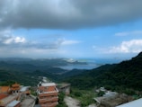 A scenic view of real estate in Lombok.