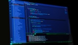 black flat screen computer monitor