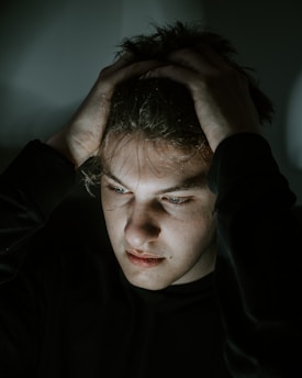 woman in black long sleeve shirt