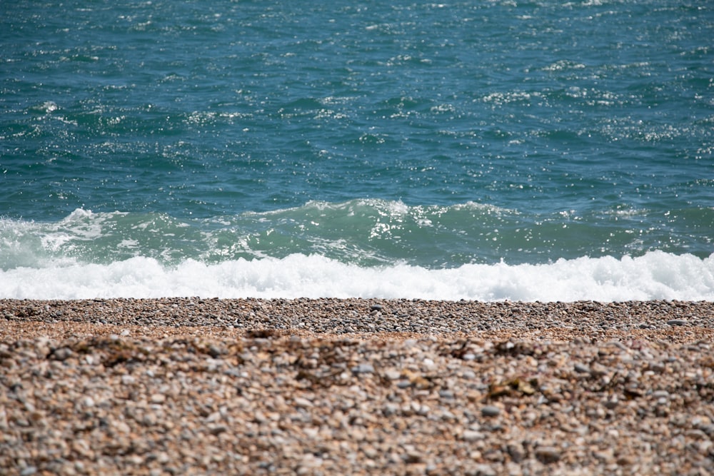 sea waves crashing on shore during daytime