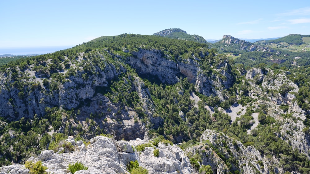 green and gray mountain under blue sky during daytime