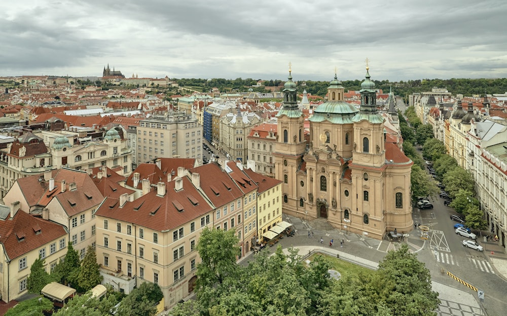 aerial view of city buildings during daytime