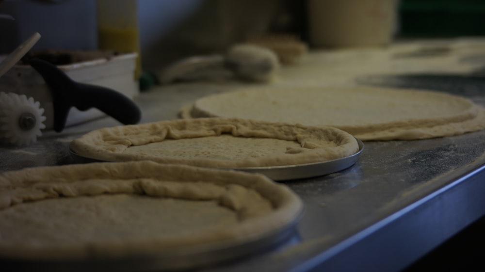 brown pastry on white ceramic plate