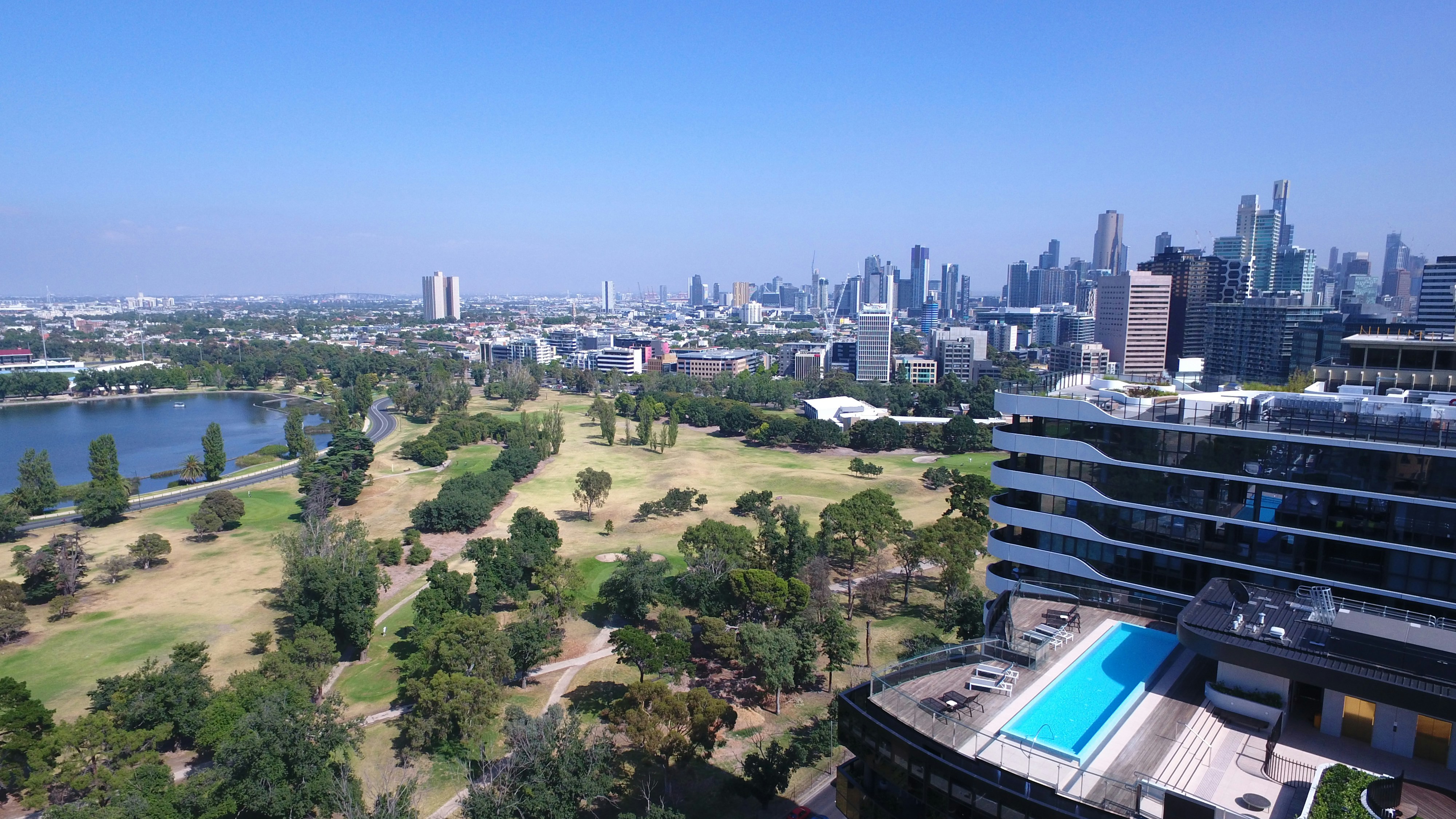 aerial view of city buildings during daytime