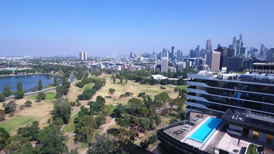aerial view of city buildings during daytime in Melbourne VIC Australia