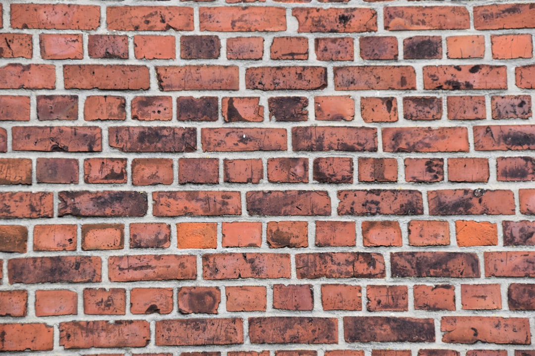 brown and white brick wall