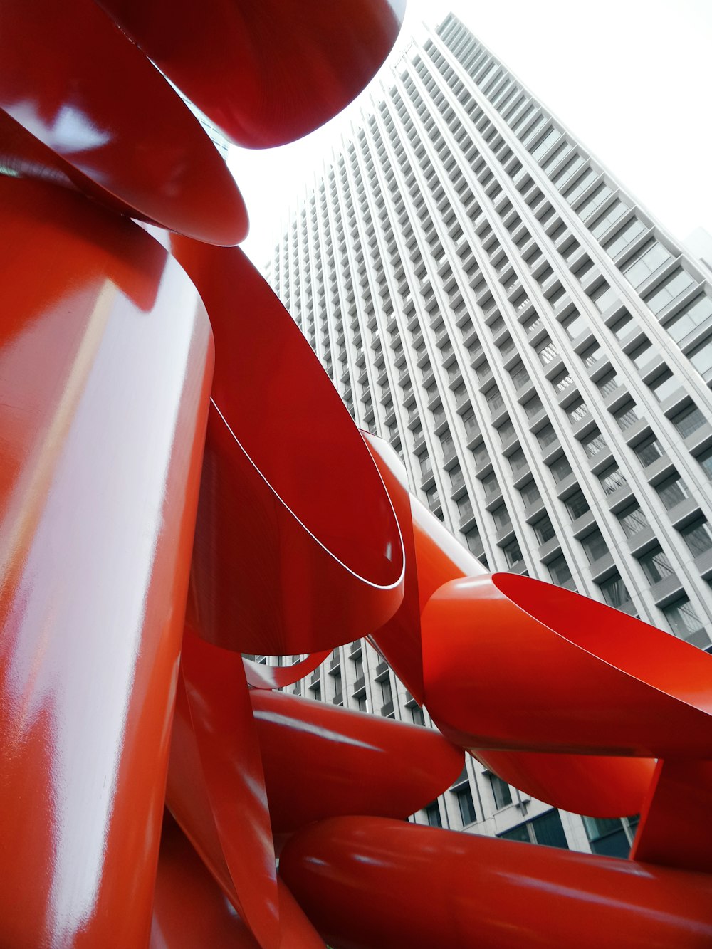 red metal frame in close up photography