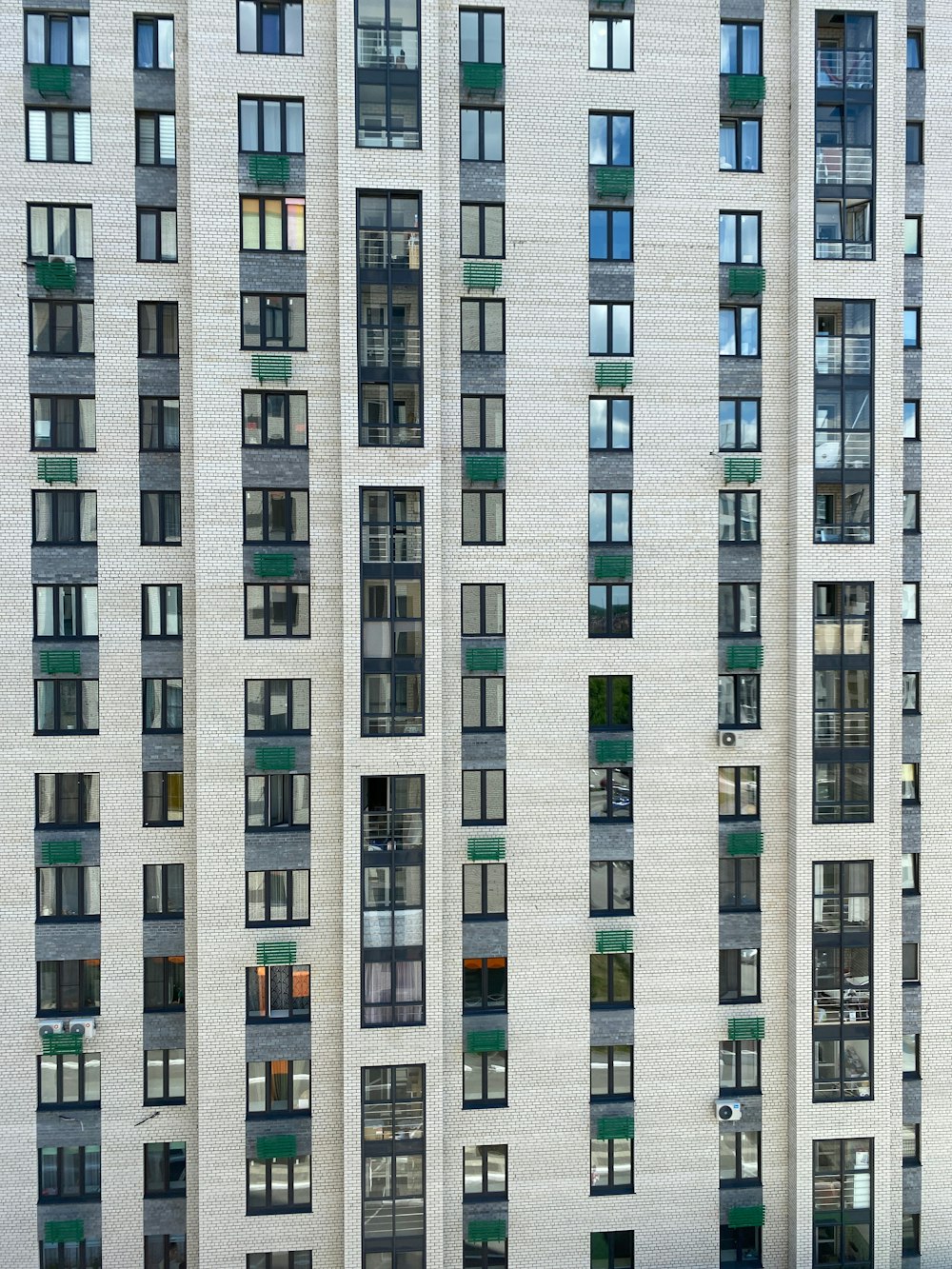 white and blue concrete building