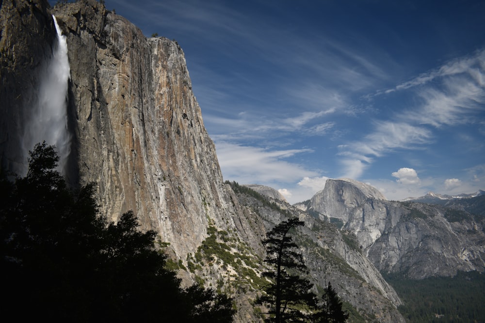 green trees on mountain under blue sky during daytime