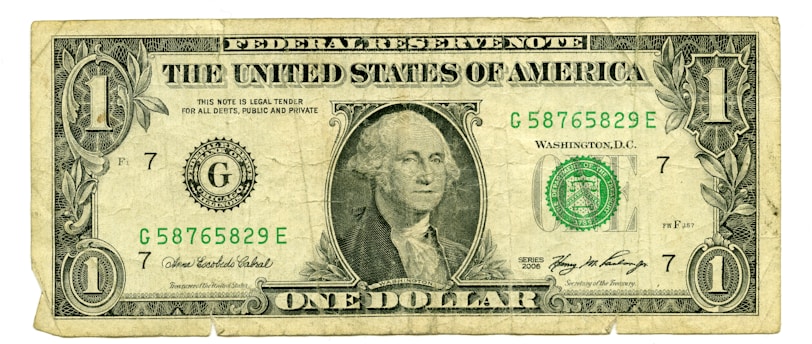 1 us dollar bill