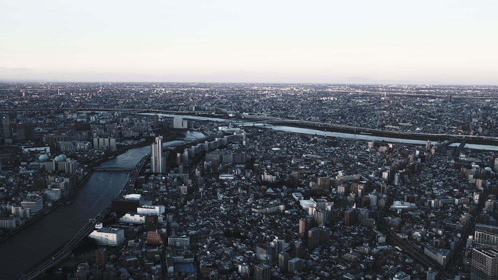 aerial view of city buildings during daytime