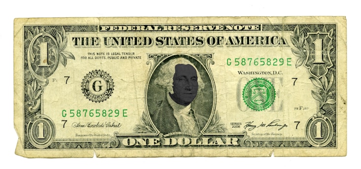 1 us dollar bill